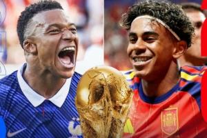 巅峰对决！法国vs西班牙的世界杯半决赛是FIFA实时排名第一vs第二